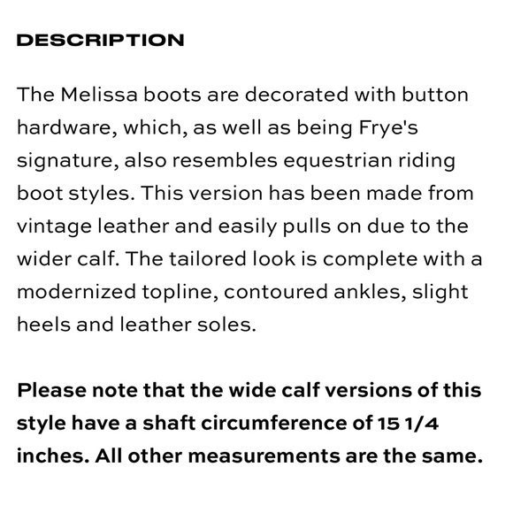 Frye Melissa Button Wide Calf Boot - Picture 3 of 8